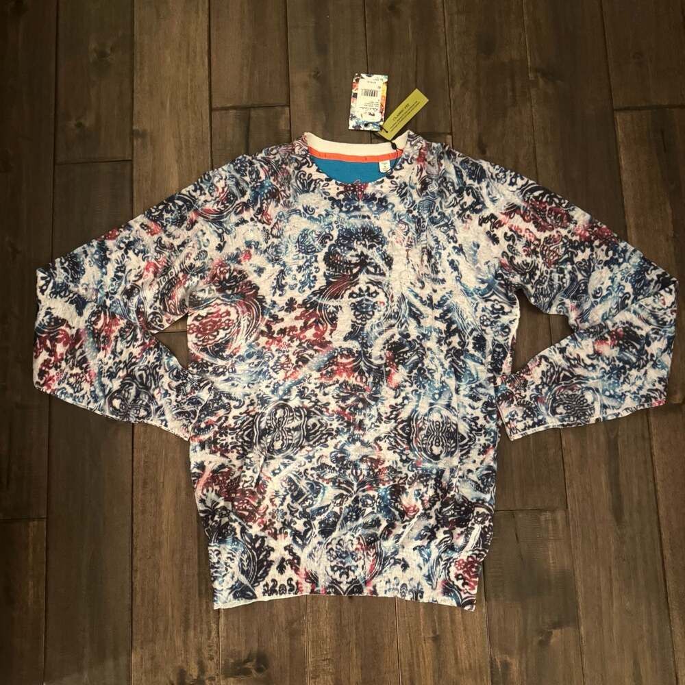 Robert Graham Barrel Man Classic Fit Sweater Size S NWT